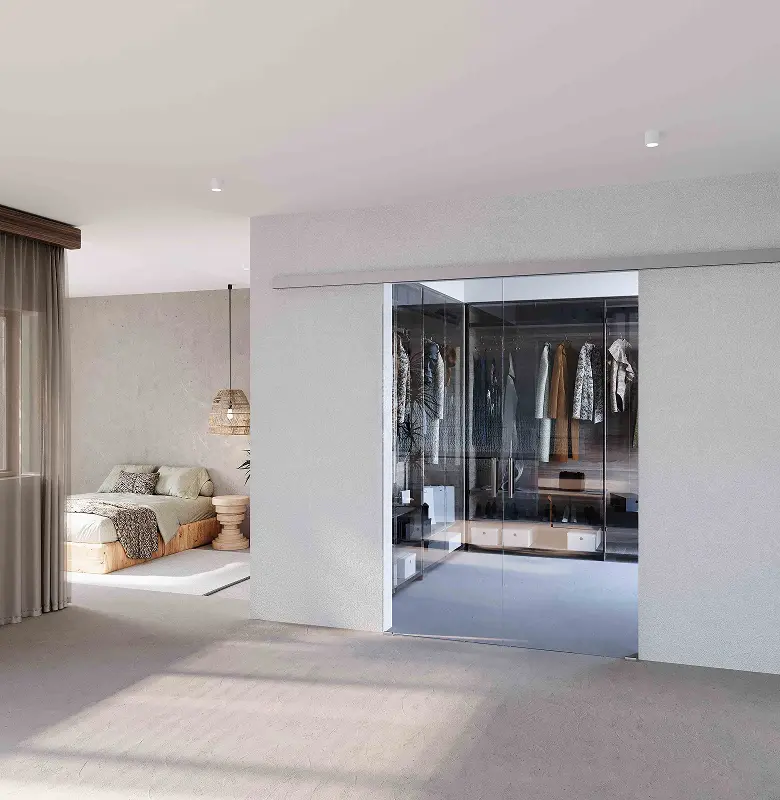 Mampara puerta de paso Mallorca MC | puerta en vestidor